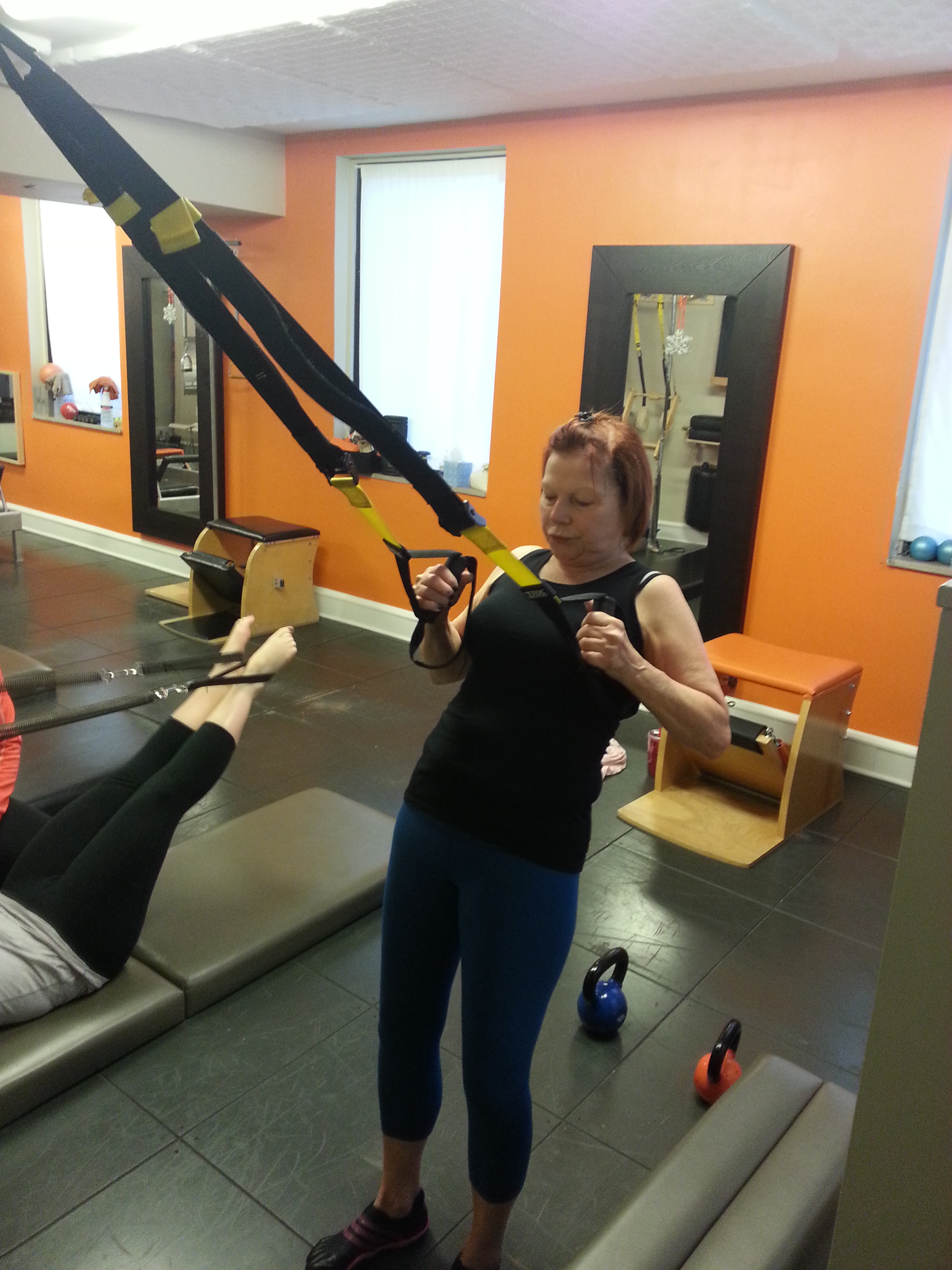 Janet Using the TRX